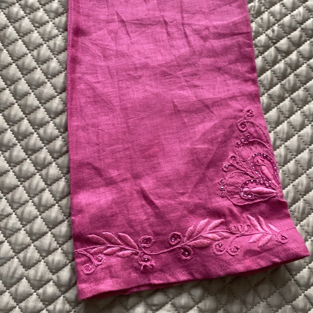 Pink Linen Tunic - Picture 5 of 5